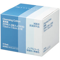 オオサキメディカル 清浄綿 72726 1箱(2枚入×100包) オリジナル
